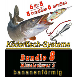 copy of copy of copy of copy of Bavaria Köderfisch Systeme BUNDLE 1 sehr leicht Hakenform gerade