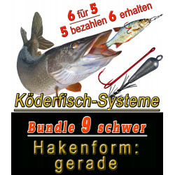 copy of Bavaria Köderfisch Systeme BUNDLE 1 sehr leicht Hakenform gerade